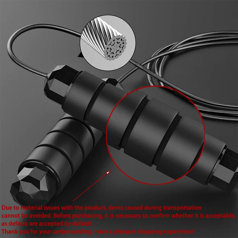 Adjustable Steel Wire Jump Rop - Jump Rope Speed Bearing ulasan dan harga